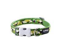 Red Dingo Dog Collar Design, Camouflage Green, Size Small (15mm x 24-36cm)