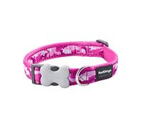 Red Dingo Dog Collar Design, Camouflage Hot Pink, Size Small (15mm x 24-36cm)