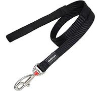 Red Dingo Classic Black Dog Lead - Medium (2.0cm x 120cm)