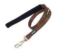 Red Dingo Dog Lead 1.2m Plain, Classic Brown, Size Medium (20mm x 1.2m)