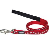 Red Dingo Red with White Spots Dog Lead - Small (1.5cm x 120cm)