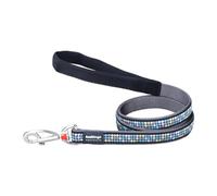 Red Dingo Dog Leash Style Modern ON Cool Grey 15 mm x 120 cm
