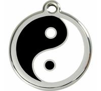 Red Dingo Enamel Dog & Cat ID Tags Ying & Yang