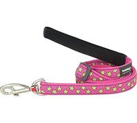Red Dingo Lead, Star, Hot Pink, 20mm