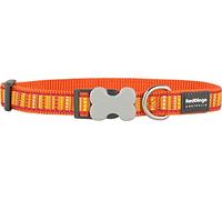 Red Dingo LotzaDotz Dog Collar, Orange, 15mm