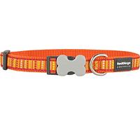 Red Dingo LotzaDotz Orange Dog Collar, Small/12mm
