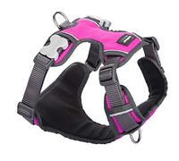 Red Dingo Padded Dog Harness Plain, Hot Pink, Extra Large 25mm