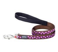 Red Dingo Purple Spots on Brown Lead Small
