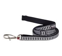 Red Dingo Reflective Black dog lead 100-180 cm Small