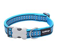 Red Dingo Reflective Bones Dog Collar Turquoise | Dogs