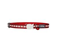 Red Dingo Reflective Cat Collar 20-32cm (Length) 12mm (Width)
