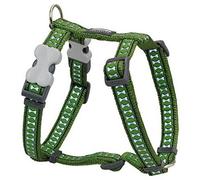 Red Dingo Reflective Green Small Dog Harness (chest : 36-54 cm)
