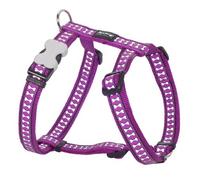 Red Dingo Reflective Safety Dog Harness, Small, Purple