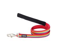 Red Dingo Rainbow Dog Lead - Medium (2.0cm x 120cm)