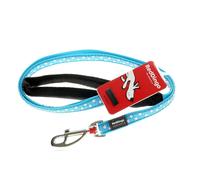 Red Dingo Turquoise with White Stars Dog Lead - Large (2.5cm x 120cm)