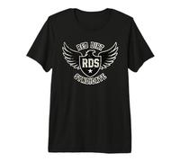 Red Dirt Syndicate Winged Crest Distressed Country Rock Premium T-Shirt