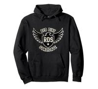 Red Dirt Syndicate Winged Crest Distressed Country Rock Pullover Hoodie