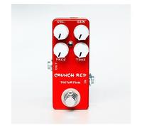 Red Distortion Guitar Effect Pedal Crunch Distortion Micro Guitar Pedal Effect Pedal Guitar Accessories Guitar Effects Pedal