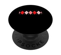 Red Distressed Diamonds Red Graphic PopSockets Adhesive PopGrip