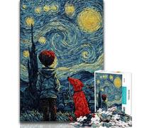 Red Dog And Man 1000 Piece Jigsaw Puzzles for Adults & Teens,Fun Games Every Piece Is Unique - Challenging Family Fun Game (75x50cm)