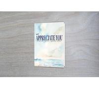 Red Door Inspirations Appreciation Card for Church Ministry - Pastor, Minister, Church Staff, Elder, Volunteers, Priest, Clergy - Single Card, Made in the USA! (Pastor Appreciation Blue)