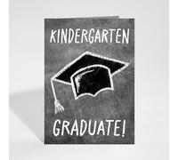 Red Door Inspirations Kindergarten Graduation Card for Kids, Off to 1st Grade Congratulations, Kindergarten Promotion Card, Kindergarten Grad Card - Made in the USA!