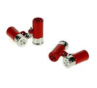 Red Double Cartridge Bullet Design Cufflinks in Gift Box - Onyx-Art London CK448
