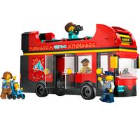 Red Double-Decker Sightseeing Bus
