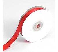 Red Double Faced Satin Ribbon, width: 16 mm, 25 m (Full Reel) Crafts Gift Wrap Floristry