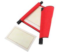 Red Double-Shaft Loose-Leaf Blank Scroll Calligraphy Practice Paper