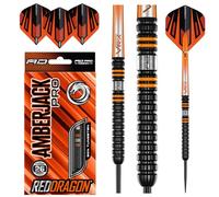 RED DRAGON Amberjack Pro 1 26 Gram Premium Tungsten Darts Set with Flights and Stems