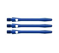RED DRAGON Anodised Aluminium Medium Blue Dart Shafts - 4 sets per pack (12 shafts in total)