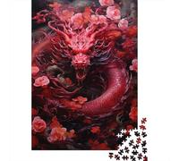 Red Dragon Art 1000 Piece Jigsaw Puzzle for Adults Paper Puzzle Game Night Relaxation Home Decor Gift 70x50cm/1000pcs