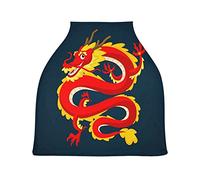 Red Dragon Art Stretchy Baby Car Seat Cover,Canopy Nursing Covers,Soft Breathable Windproof Scarf Changepad for Winter Infant Breastfeeding Boys