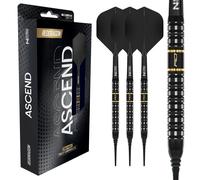 Red Dragon Ascend Soft Tip Darts - Black & Gold Parallel