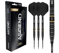 Red Dragon Ascend Torpedo Darts | 90% Tungsten | Gold Detail | Nitroflite Steel Tip Darts 25g | Red Dragon Darts
