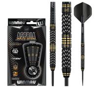 Red Dragon Aspria Darts | 90% Tungsten Steel Tip Darts 24g | Winmau