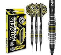 RED DRAGON Astraeus Q4X Torpedo 20 Gram Premium Tungsten Softip Darts Set with Flights and Stems