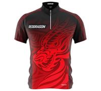 RED DRAGON Darts - 50 Year Anniversary Player Edition Polo - Jonny Clayton 'The Ferret' - Dart Shirt - Medium Size