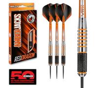 RED DRAGON Darts | Amberjack | Steel Tip | Tungsten Darts Set | 22g - 30g | 90% Tungsten Darts Set | Darts Accessories: Dart Flights & Dart Stems | 22g, 23g, 24g, 25g, 26g, 27g, 28g, 30g