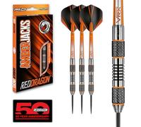 RED DRAGON Darts | Amberjack | Steel Tip | Tungsten Darts Set | 22g - 30g | 90% Tungsten Darts Set | Darts Accessories: Dart Flights & Dart Stems | 22g, 23g, 24g, 25g, 26g, 27g, 28g, 30g