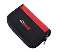 RED DRAGON Darts Case | Firestone II Wallet | Holds 1 Fully Assembled Set of Darts Plus 2 Additional Sets and Professional Dart Accessories