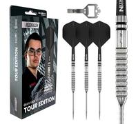 RED DRAGON Darts - Gian Van Veen Tour Edition Series - Original | Switch Points Powered by Winmau - 90% Tungsten Darts Set - Nitro Flite Integrated Flight/Shaft, Dart Flights & Stems | 21g Dart