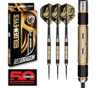 RED DRAGON Darts | Golden Eyes 22g Steel Tip | 85% Tungsten Darts Set