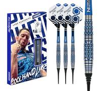 RED DRAGON Darts - Professional Player - Luke Humphries 'Coolhand' TX5 Series 18g Barrel/ 20g Full Weight - 90% Tungsten Professional Soft Tip Darts Set - Includes Dart Flights & Stems - Dart Set