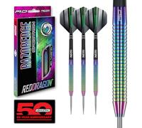 RED DRAGON Razor Edge Spectron 22g - Tungsten professional steel darts set with flights and shafts