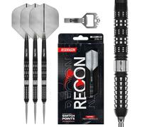 RED DRAGON Darts - Recon Switch Points Series 24g | Powered by Winmau | Parallel | 90% Tungsten Professional Darts - NitroFlite Integrated Flight/Shaft | Darts Steel Tip Dart Flights & Shafts