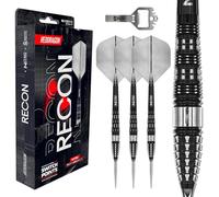 RED DRAGON Darts - Recon Switch Points Series 25g | Powered by Winmau | Parallel | 90% Tungsten Professional Darts - NitroFlite Integrated Flight/Shaft | Darts Steel Tip Dart Flights & Shafts
