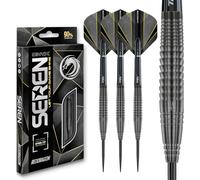 RED DRAGON Darts - Seren Onyx 4 25g - 90% Tungsten Professional Steel tip Darts Set with Dart Flights and Dart Shafts (Stems)