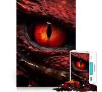 Red Dragon Eye 1000-piece Puzzle for Teenagers Mind Exercise Toy Mind Calm Design Assembly Cherished Gift (50x75cm)